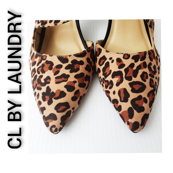 CL by Laundry Shoes - CL by Laundry Animal Print Heels Size 8.5M Brown